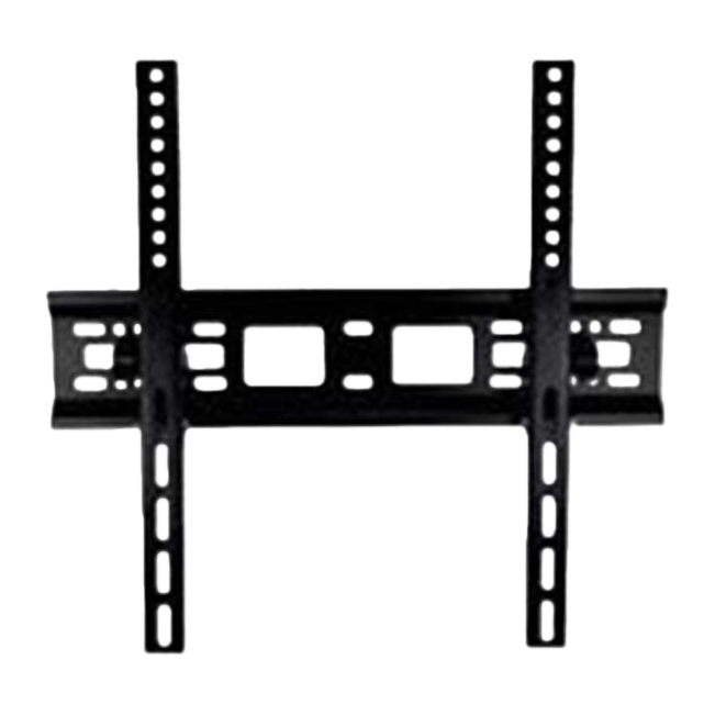 The main installation bracket of the black TV wall mount is suitable for 40-75 inch TVS. Tel: 095206975 Item Picture
