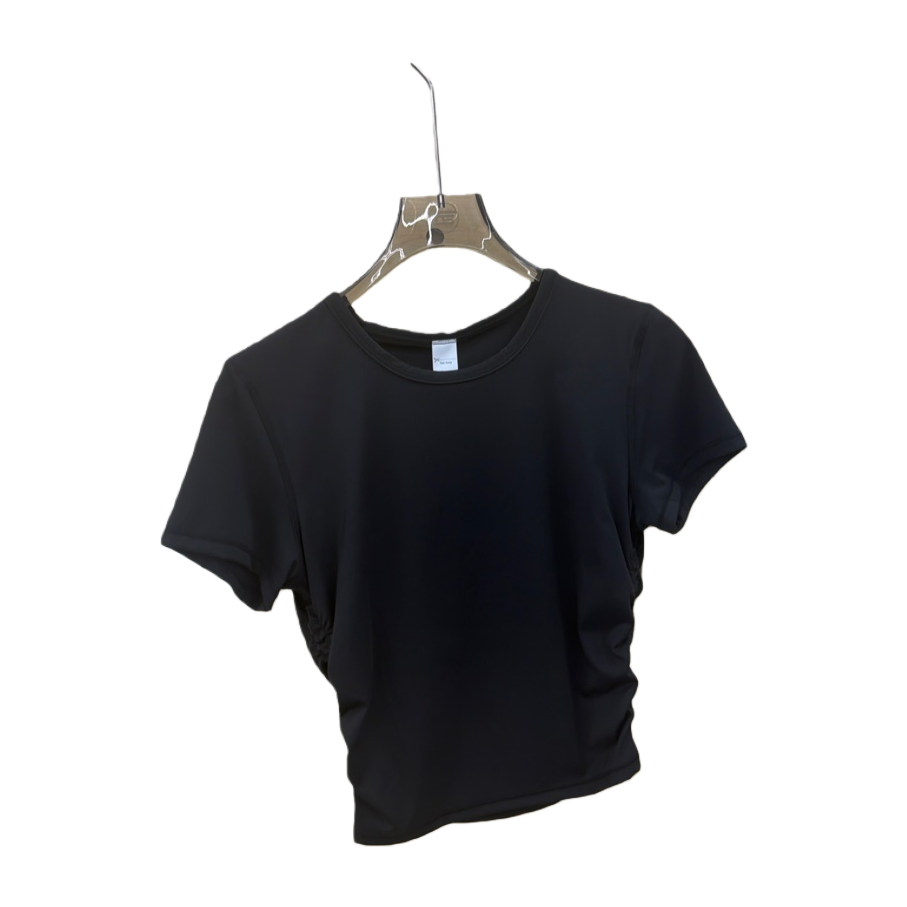 短袖纯棉T恤女款透气舒适经典百搭修身版型102456354白底实物图