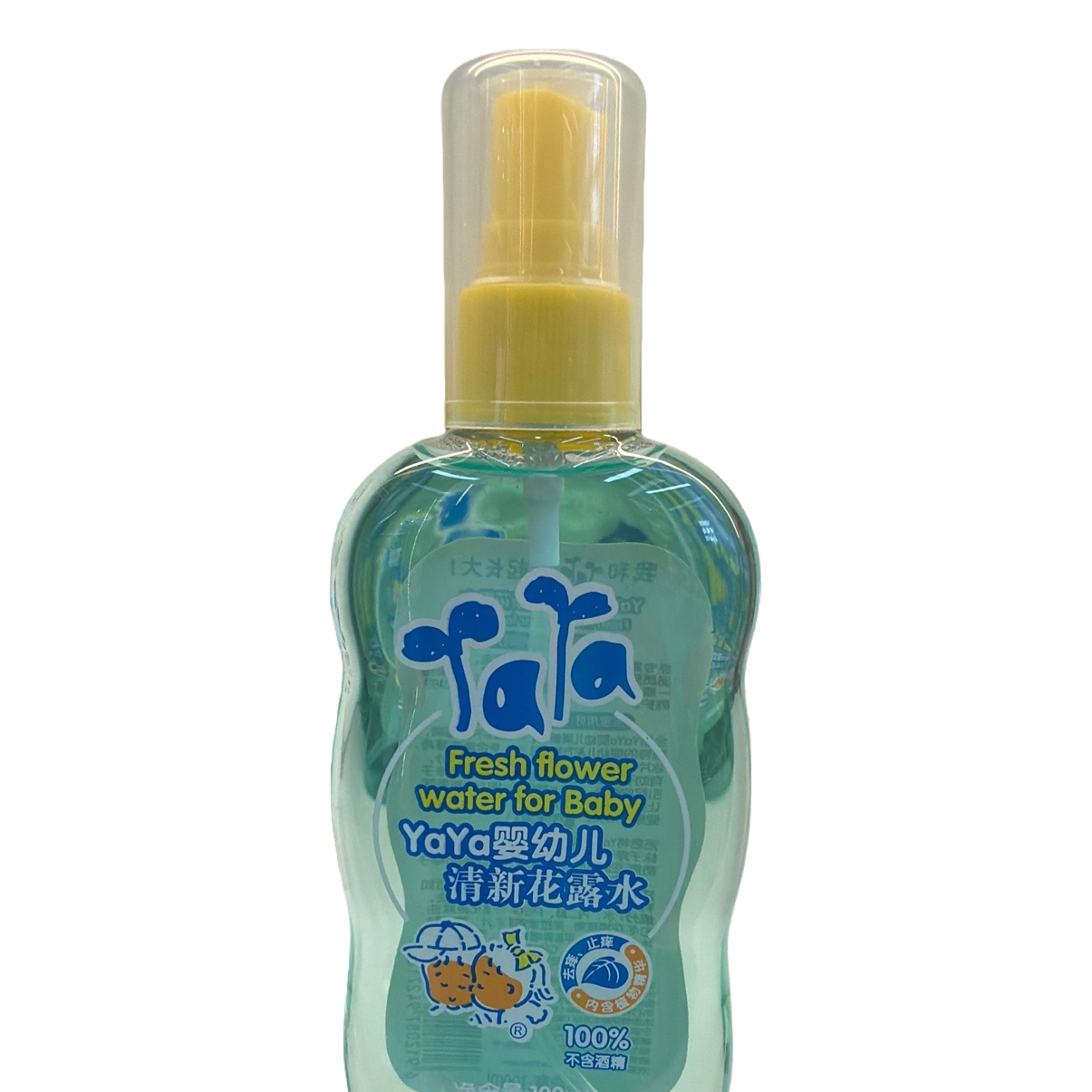 婴儿花露水+Tata Fresh Flower Water for Baby 婴幼儿清新花露水白底实物图