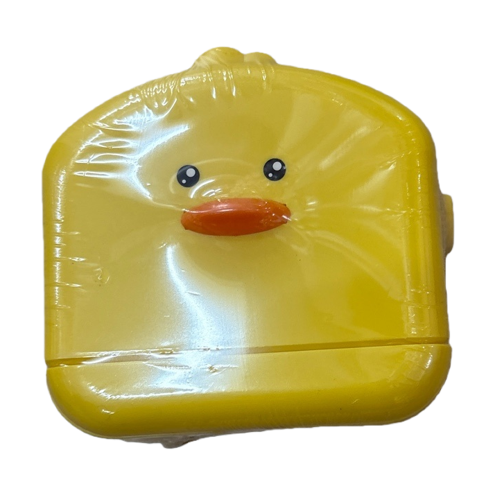 Yellow duck-shaped storage box for daily toy organization Item Picture