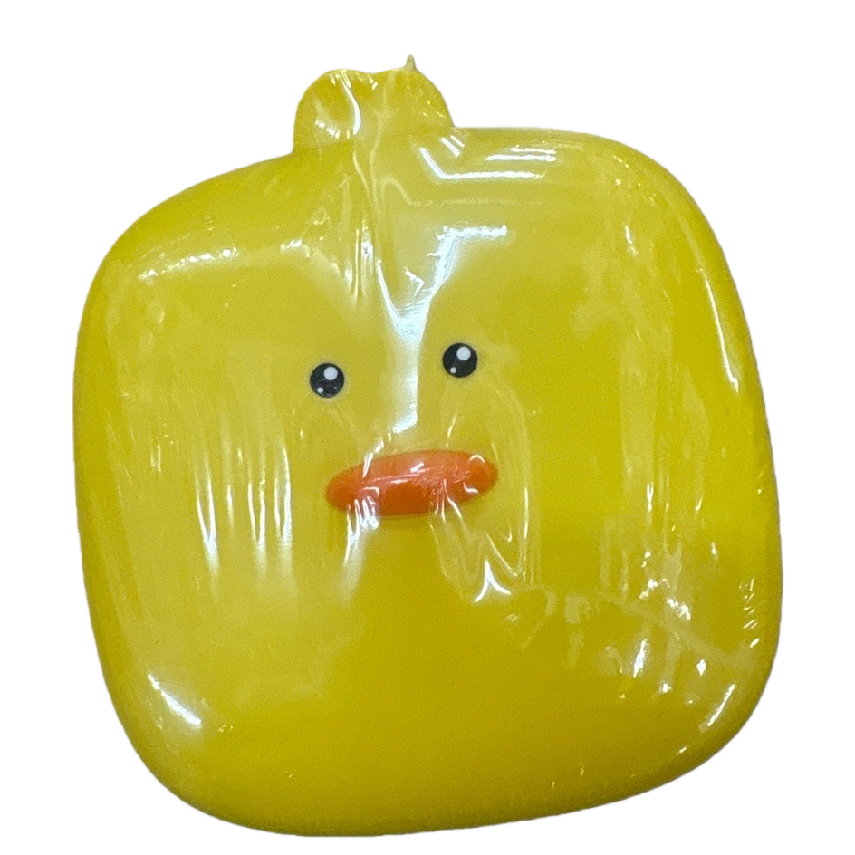 Yellow duck-shaped plastic toys are children's educational toys for intelligence and early education Item Picture