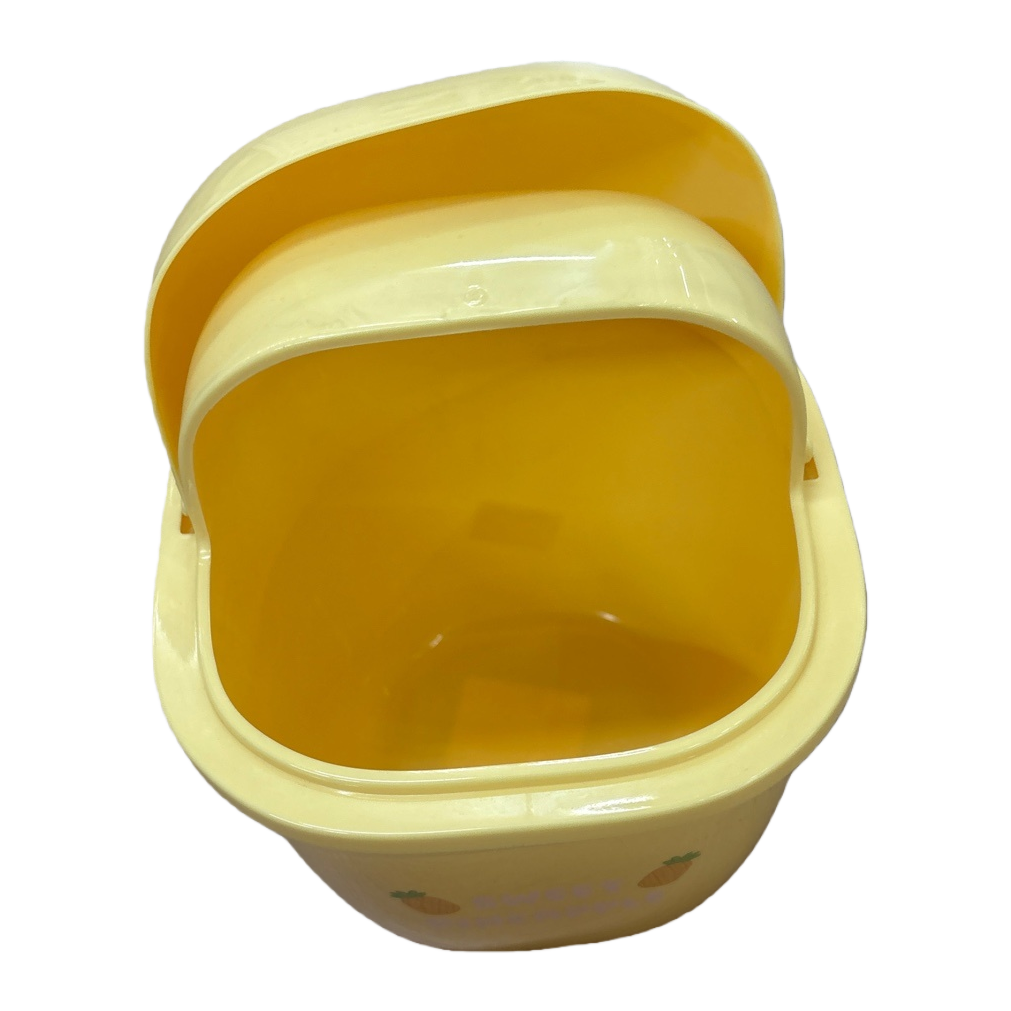 Yellow plastic bucket 50-liter large-capacity water storage container, suitable for household and industrial use Item Picture