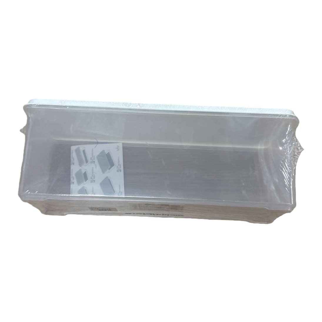 The main body of the transparent plastic storage box is divided into 12 compartments and can be stacked. It is a dust-proof storage box for home organization Item Picture