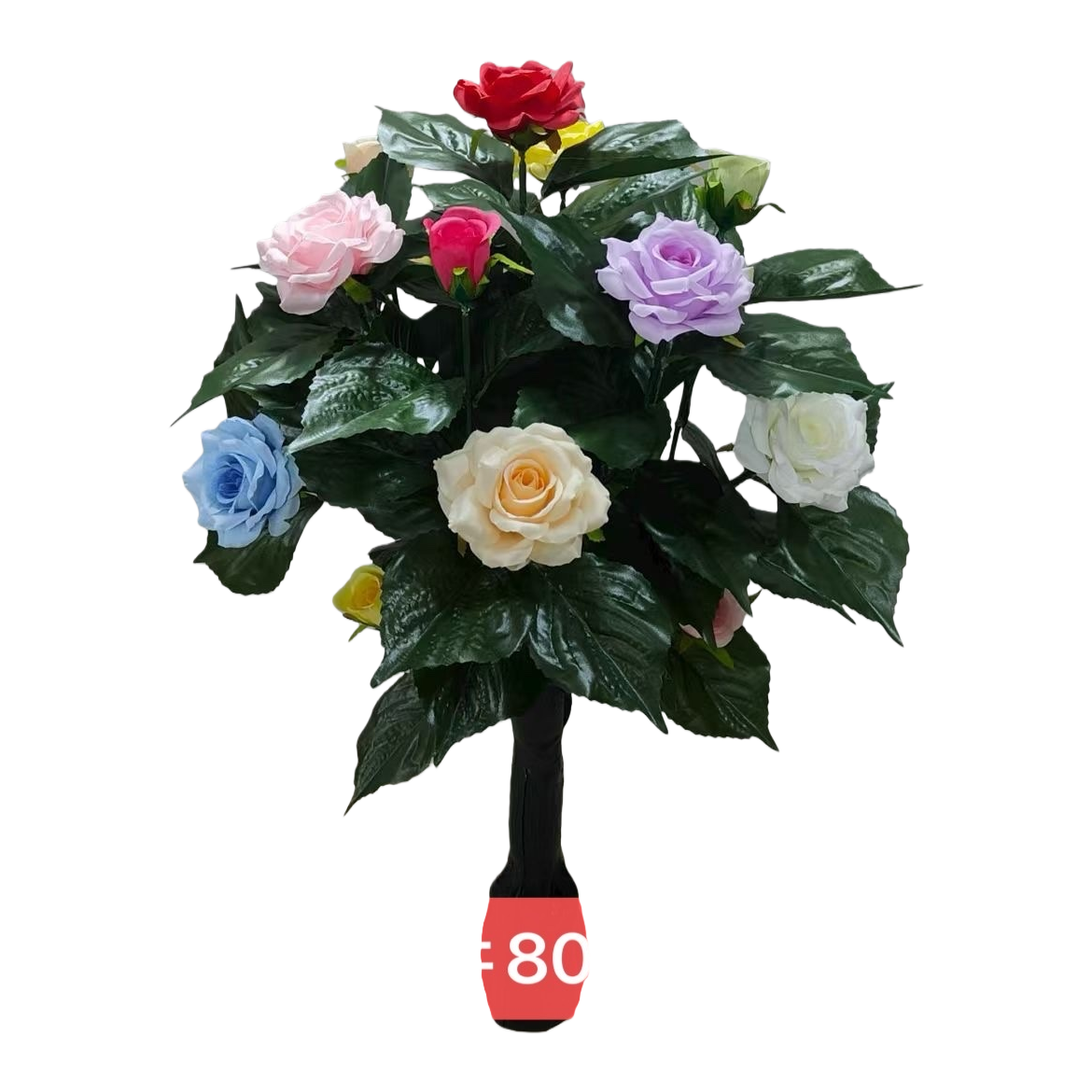 A delicate bouquet of artificial roses and preserved flowers as a birthday gift for my girlfriend's mother. Floral decoration Item Picture