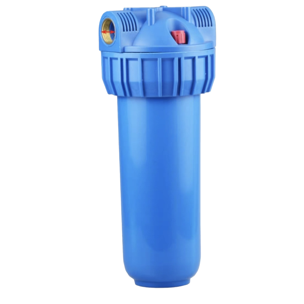蓝色净水器家用过滤器家庭直饮机净水利源142451940白底实物图