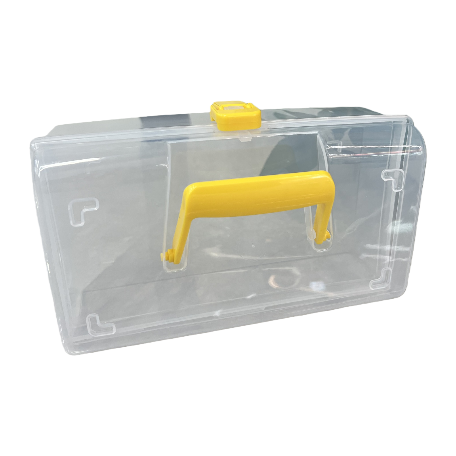 Transparent plastic storage box, multi-layered separation, large-capacity, stackable family organization box, storage box Item Picture