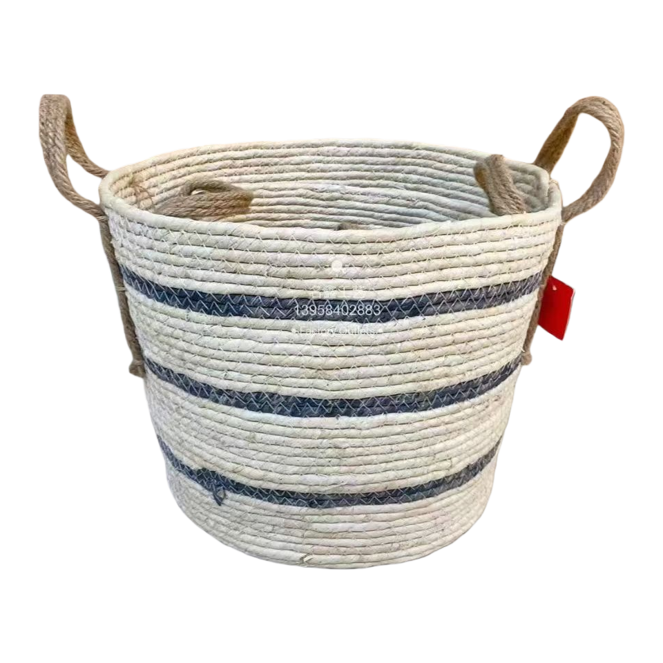 Woven baskets, rattan storage baskets, handcrafted bamboo baskets, home decoration baskets Item Picture