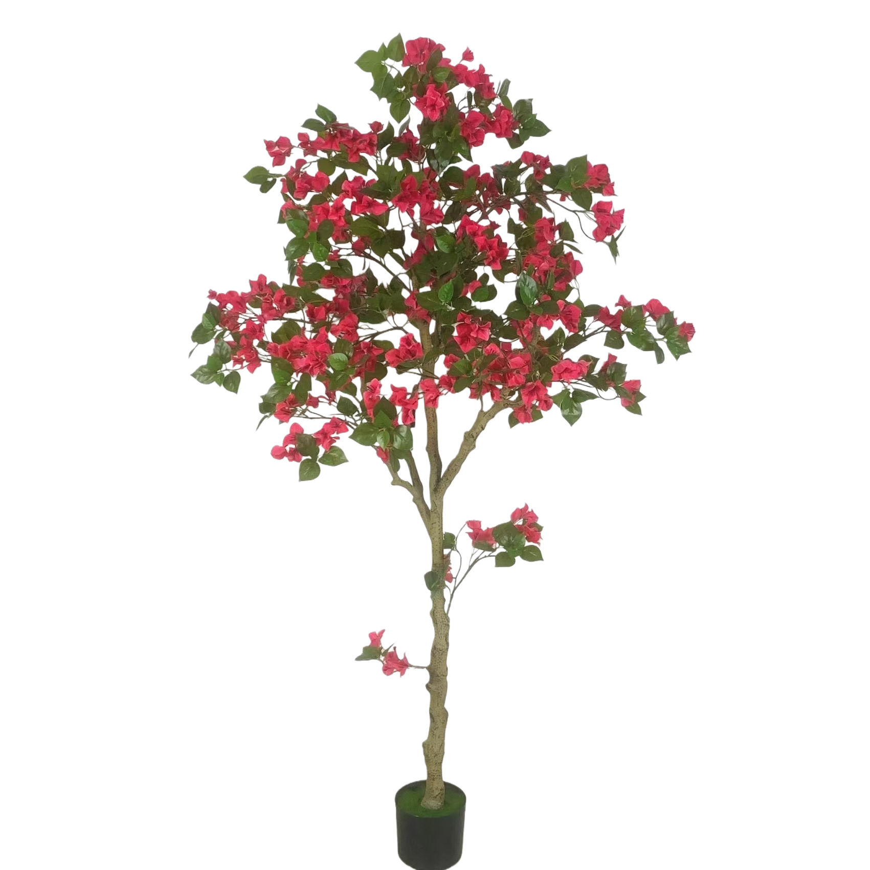 仿真花树白底实物图