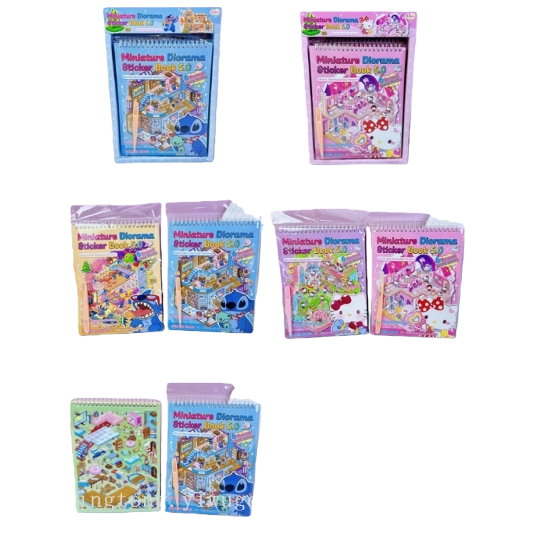 Mini Scene Sticker Book Version 5.0: Personalized and Creative DIY Handmade sticker decoration Item Picture