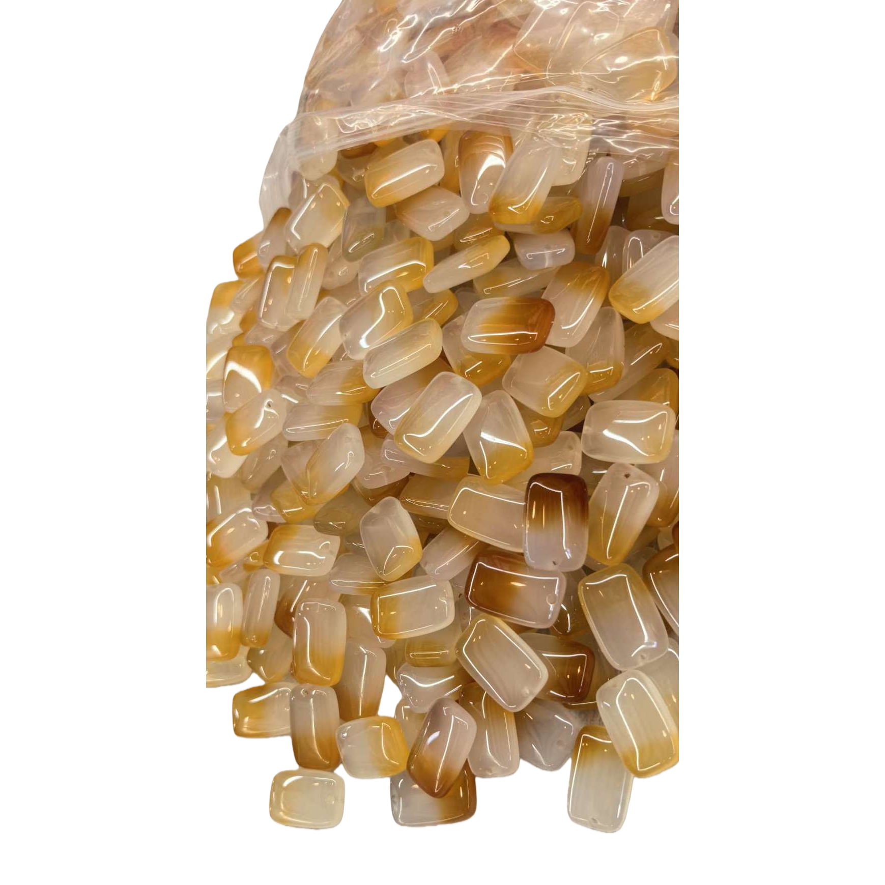 DIY material package for transparent plastic bag agate bead bracelet 163920506 Item Picture