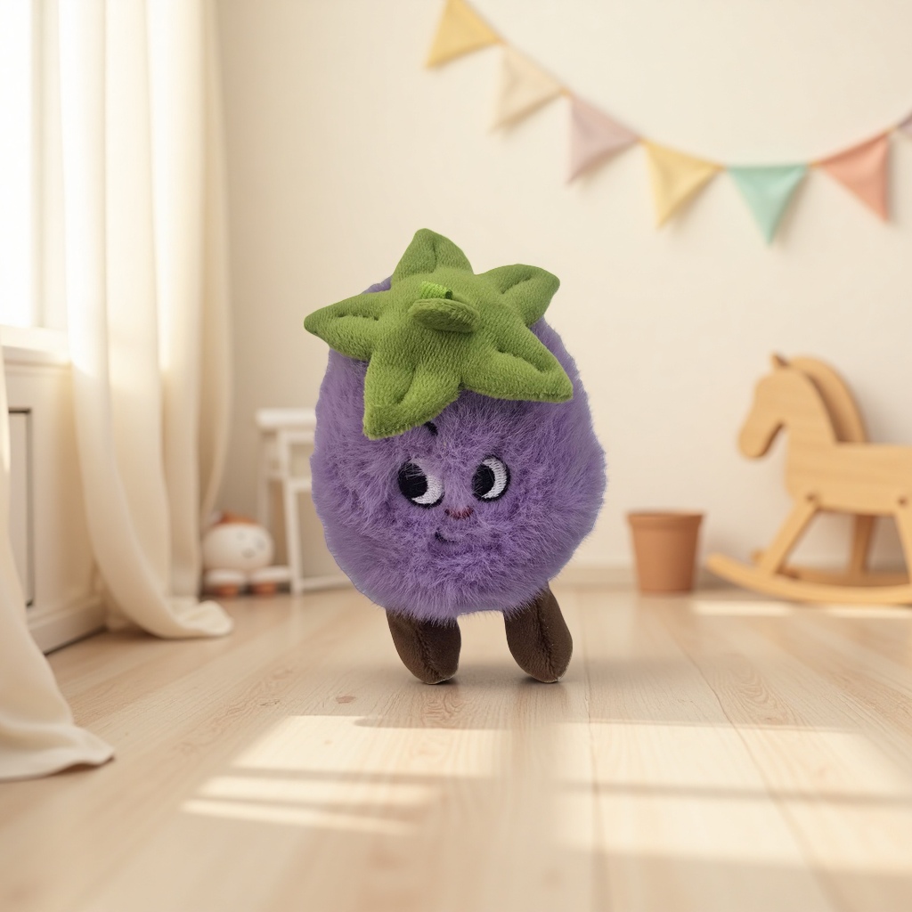 紫色毛绒玩具可爱软萌小熊 plush玩偶居家装饰礼物