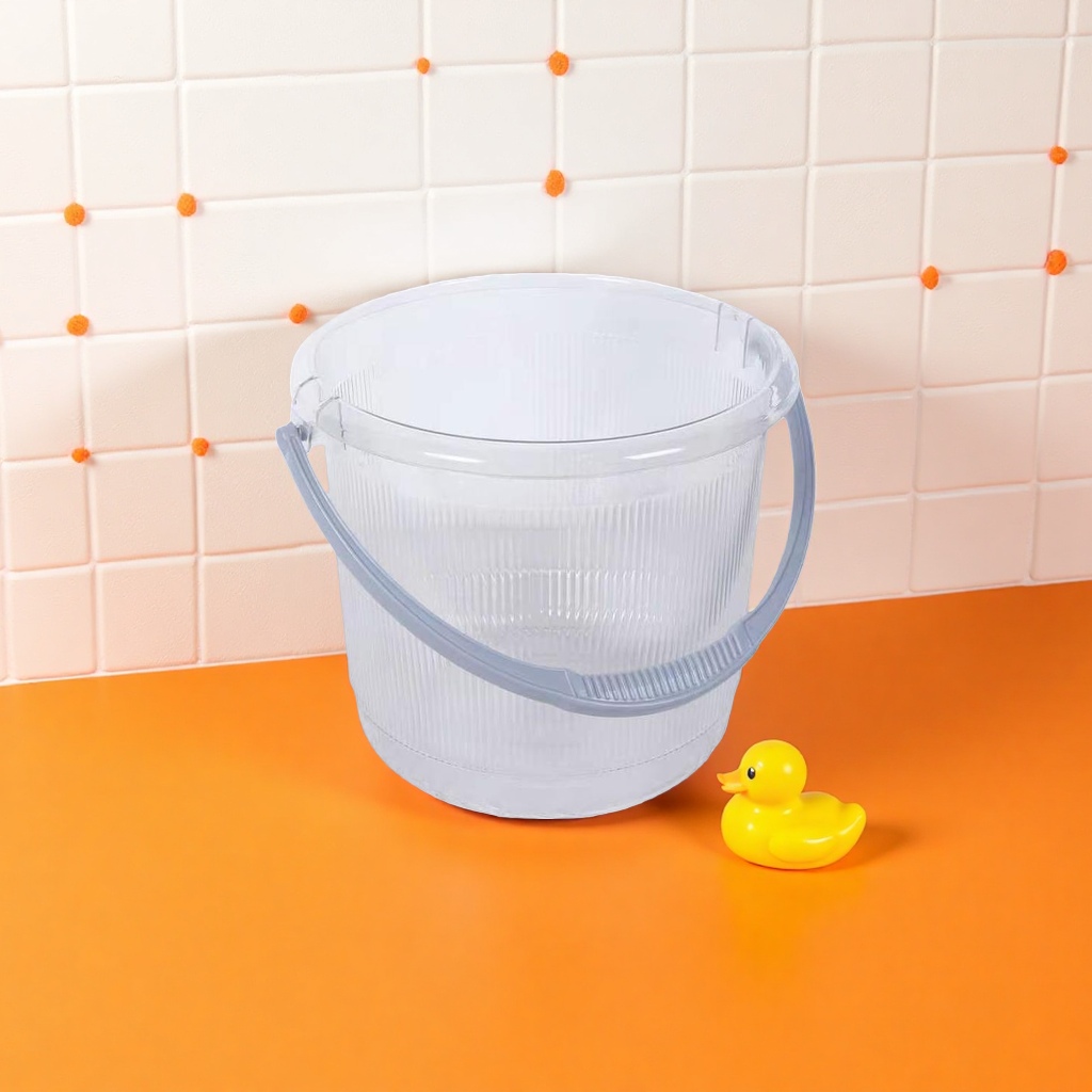 Cubo de plástico transparente cuerpo principal 10 litros durable a prueba de fugas para el hogar cubo de almacenamiento de agua Application Scenario