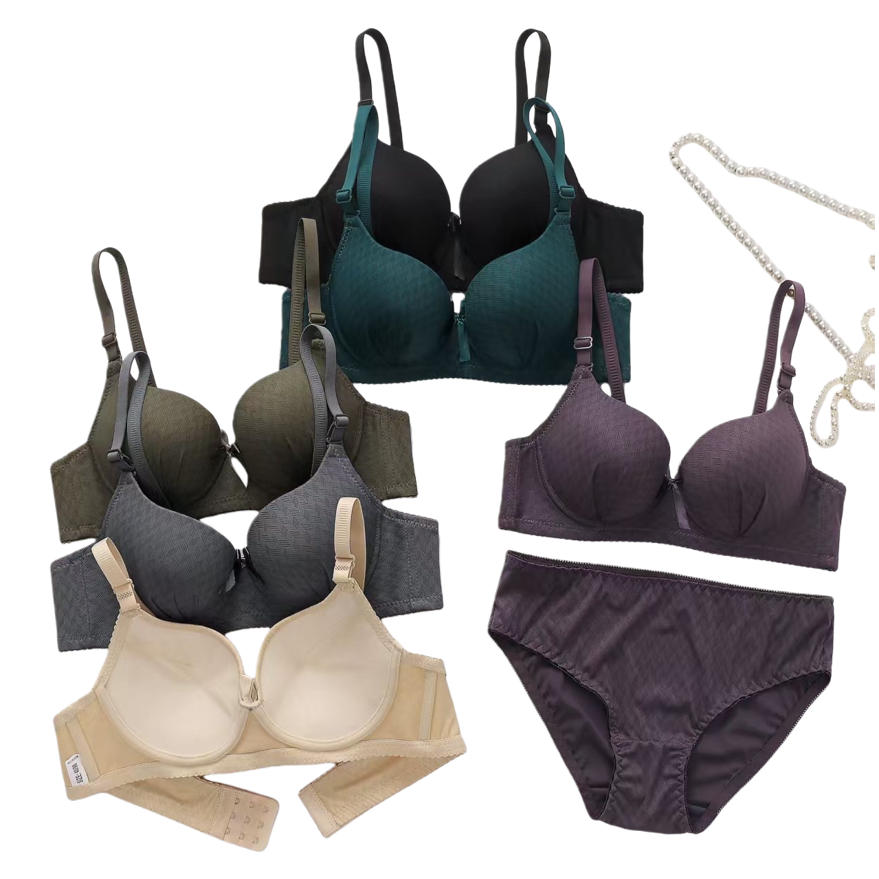 Sujetador de ropa interior cómodo transpirable soporte suave sin aros sujetador de mujer algodón engrosado Item Picture