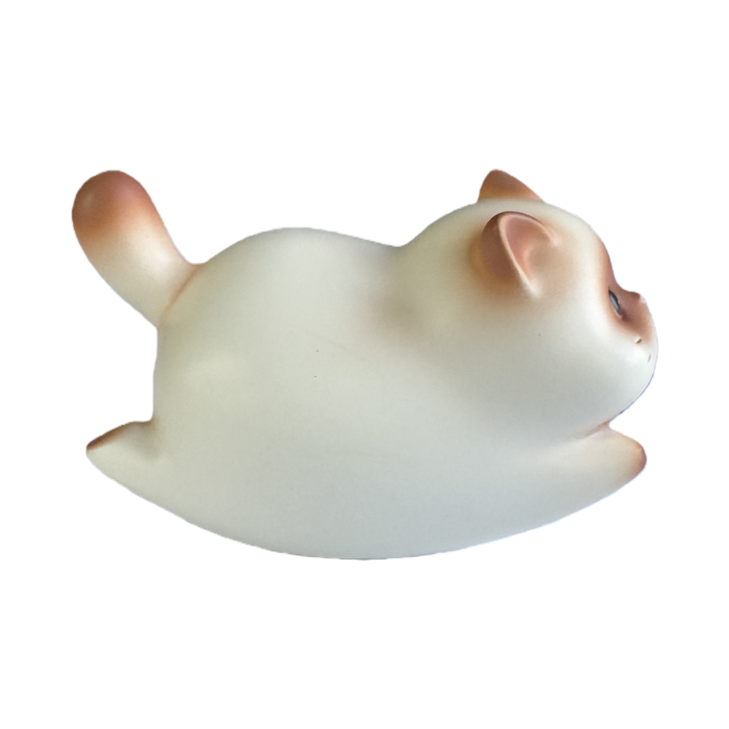 卡通猫图案+商品包装盒白底实物图