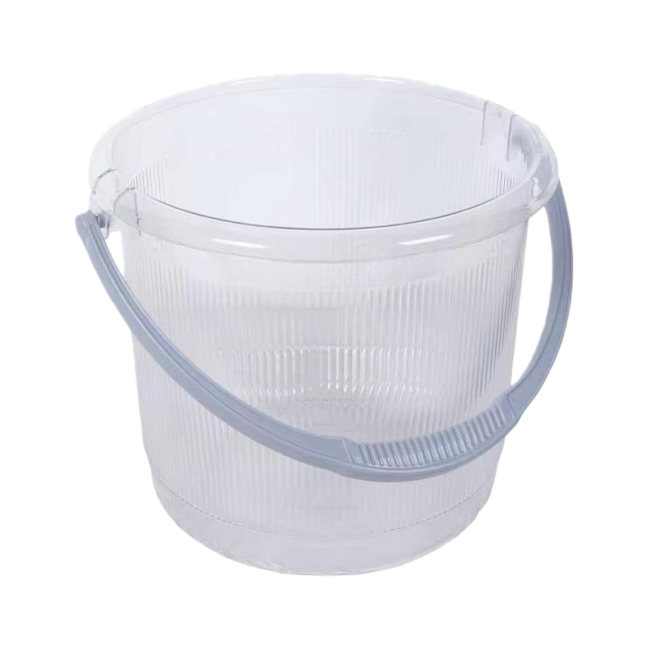 Cubo de plástico transparente cuerpo principal 10 litros durable a prueba de fugas para el hogar cubo de almacenamiento de agua Item Picture