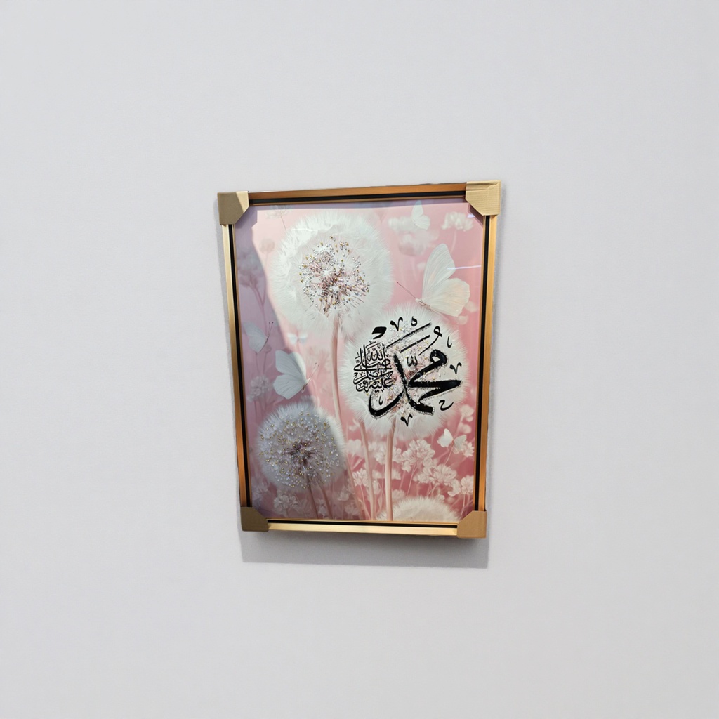 蒲公英与蝴蝶艺术装饰画客厅挂画简约风格墙面装饰画产品图