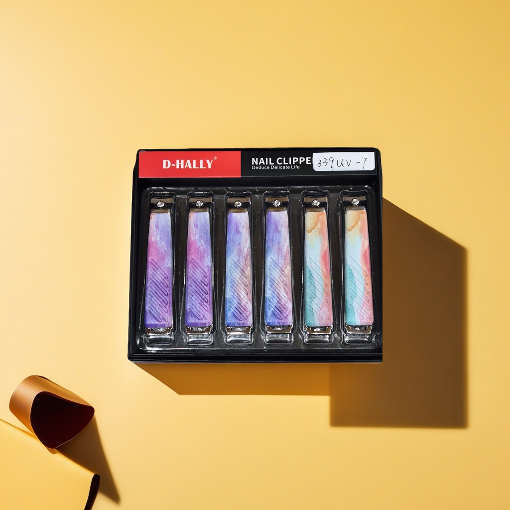 D-HALLY 339UV-7彩色渐变指甲剪套装