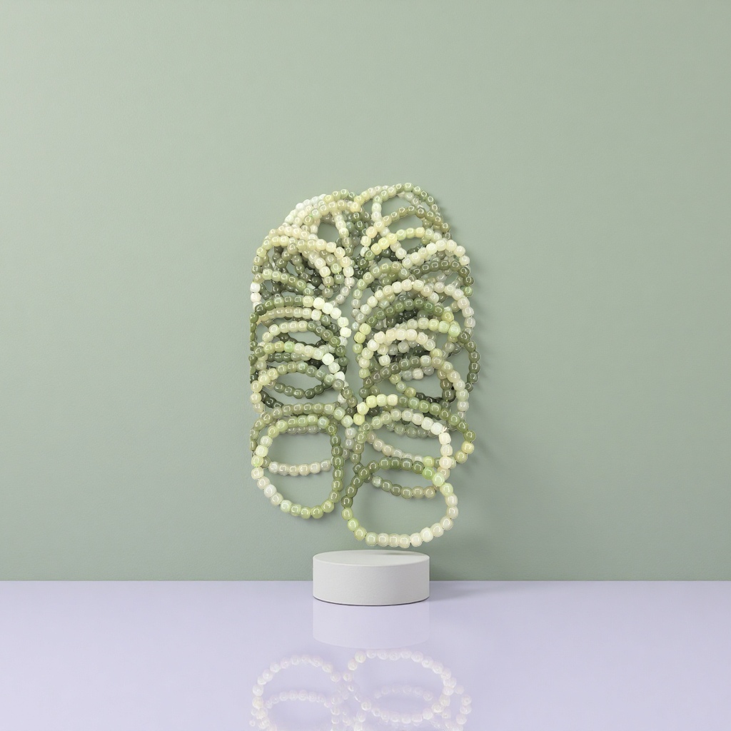 Jade bracelet, a natural jade bracelet, is a fashionable accessory for women and a gift for your girlfriend Specification image