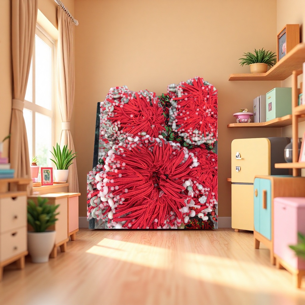 Red knot fashion accessory, simple design, trendy accessory, a gift for girls Application Scenario