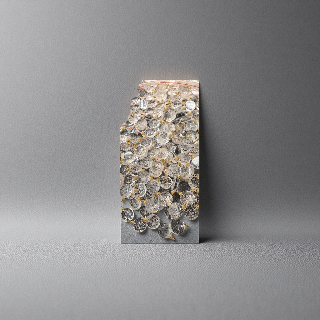 透明雕刻水晶吊坠简约时尚个性项链饰品