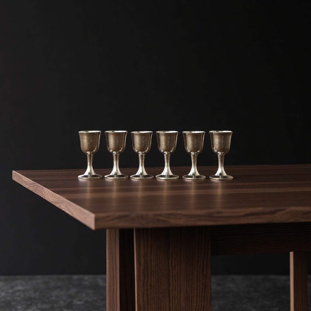 Titanium wine glass set, fashionable business gift outfit, multi-functional wine ware combination wine glass details Picture
