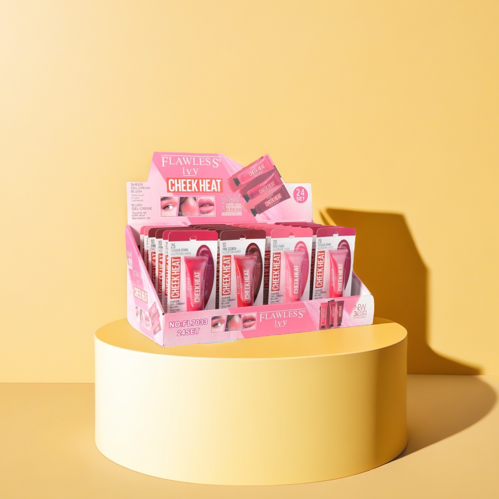 FLAWLESS IVY CHEEK HEAT腮红套装粉嫩修容化妆工具组合