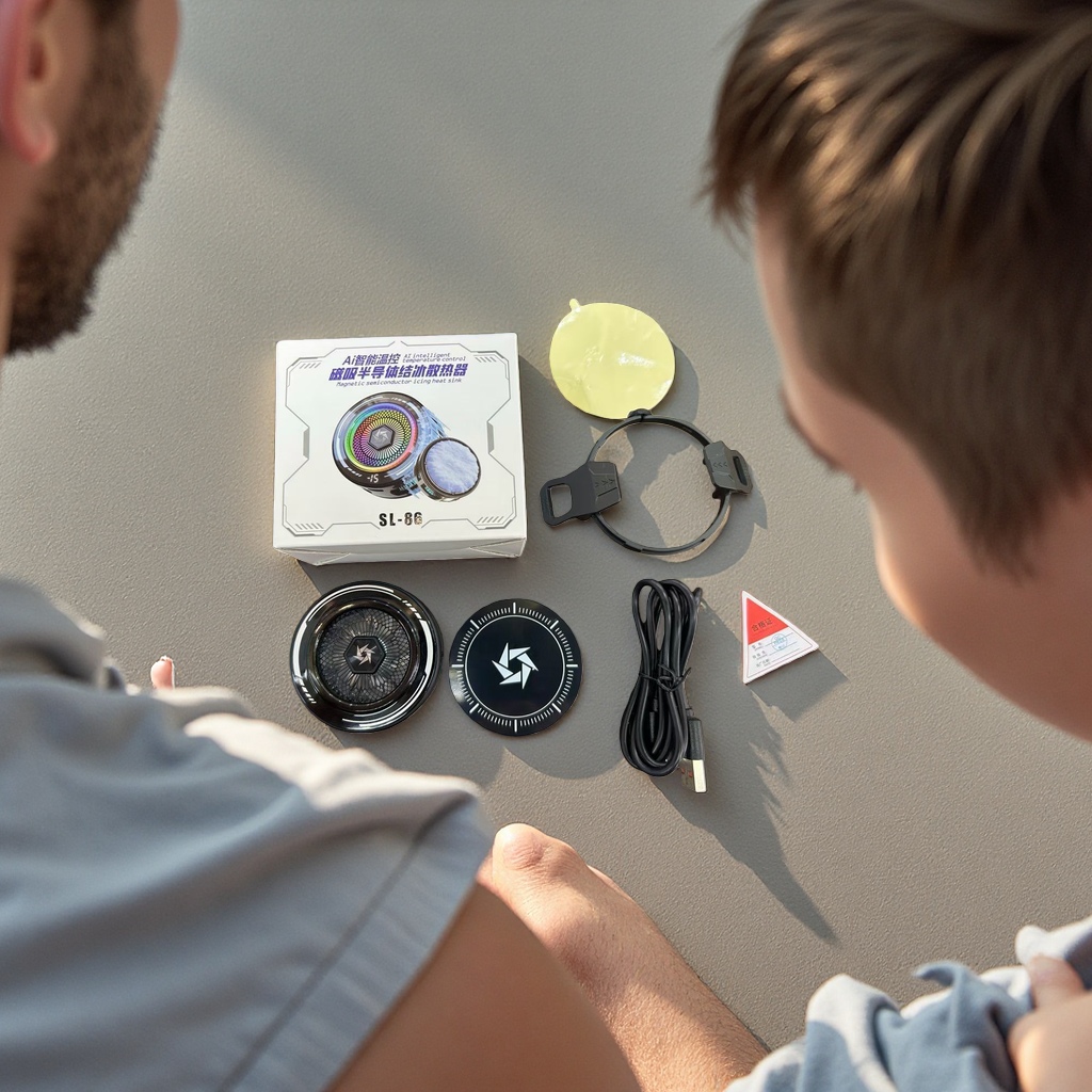 AI智能温控磁吸半导体结冰散热器散热器套装