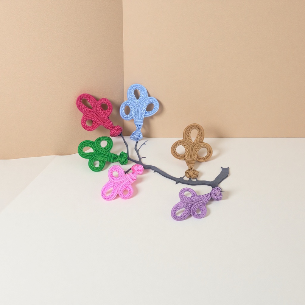 Colorful knot decoration, branch hanging ornaments, home decoration items, simple style and creative gifts