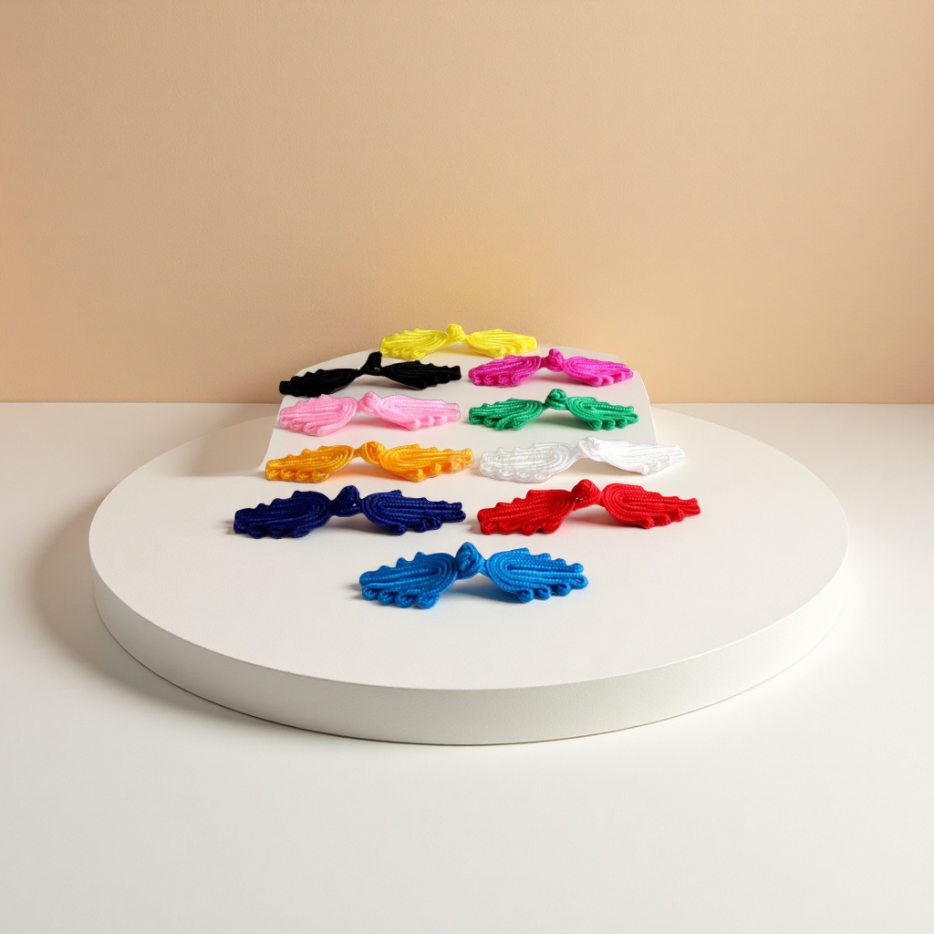 彩色盘扣盘扣装饰盘扣中国风盘扣手工盘扣复古盘扣