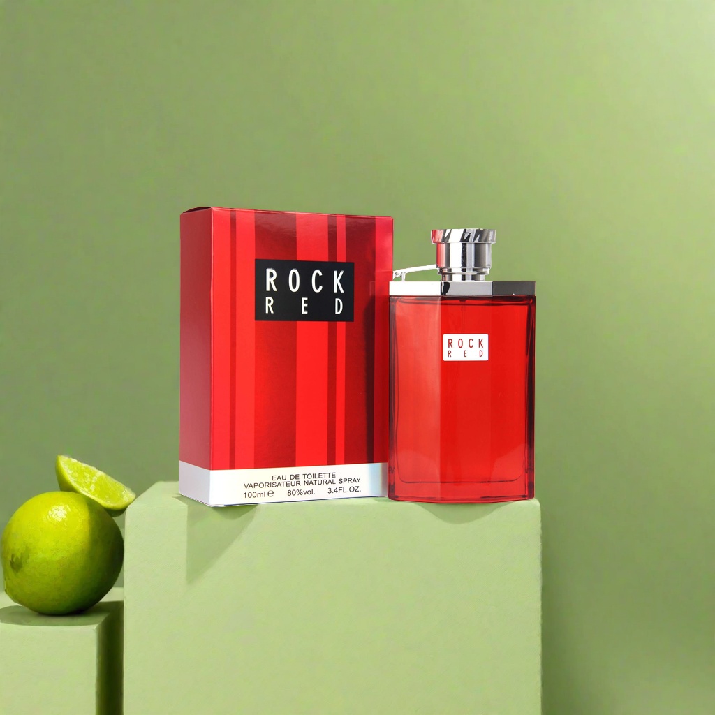 Rock Red Perfume Bottle and Gift Box Set of Classic Fragrance details Picture