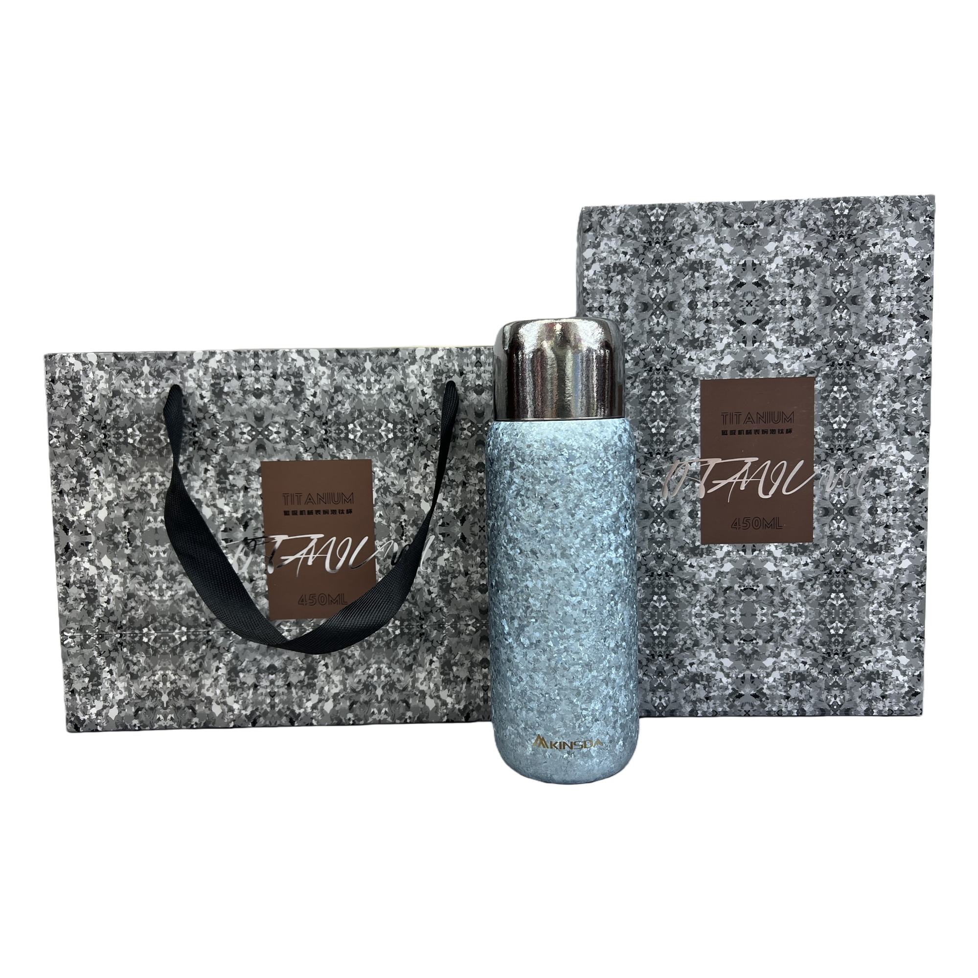 Metallic texture cocktail shaker, professional cocktail tool, household mixing cup, stainless steel wine ware Item Picture