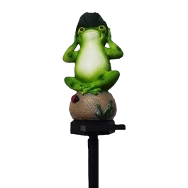 青蛙+青蛙摆件白底实物图