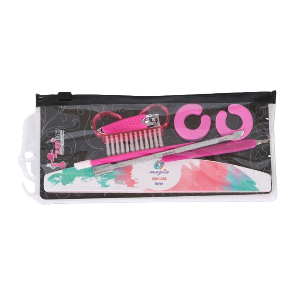 We have a wide range of nail care sets in stock, including nail files, straightening sticks, dead skin forks, polishing strips and toe separators Item Picture