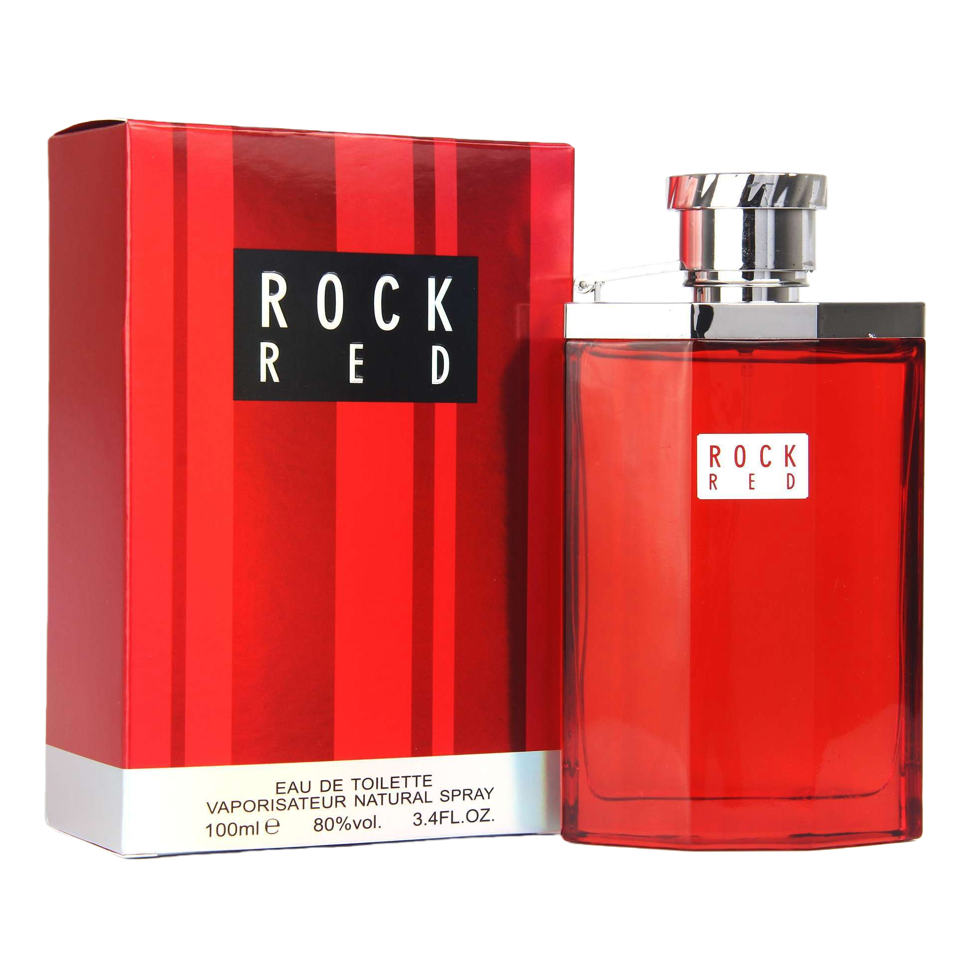 Rock Red Perfume Bottle and Gift Box Set of Classic Fragrance Item Picture