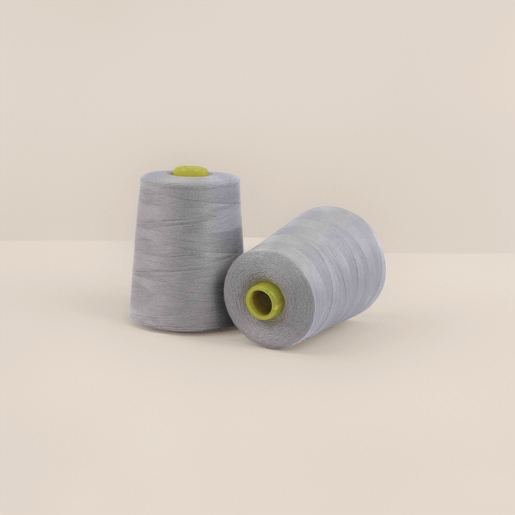 Chiba brand polyester sewing thread in grey is available for customization details Picture