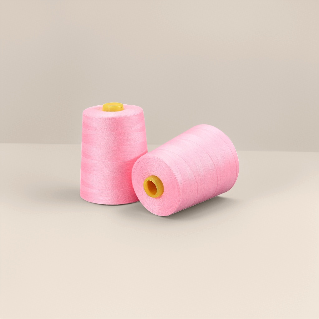 Chiba brand polyester sewing thread in pink Application Scenario