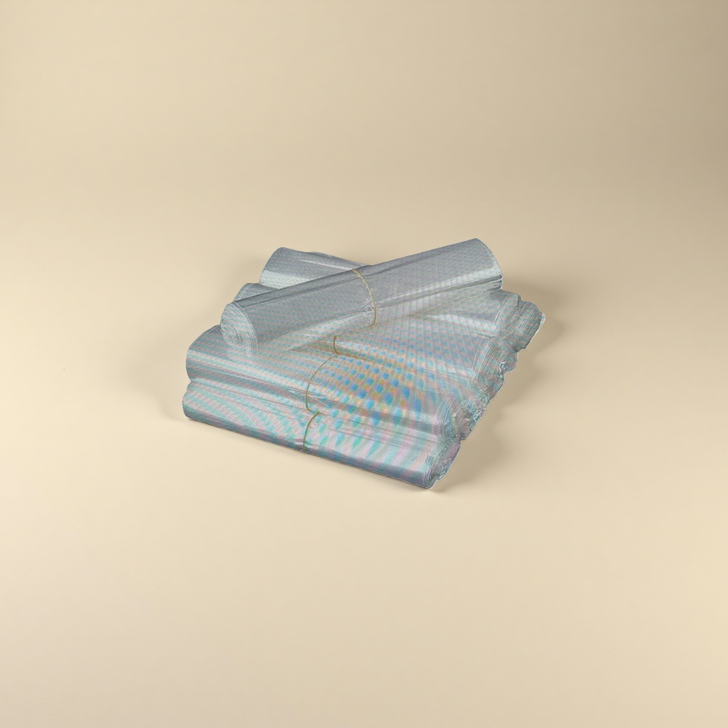 100-meter transparent plastic film roll, transparent packaging film, industrial packaging material, cling film, industrial use details Picture