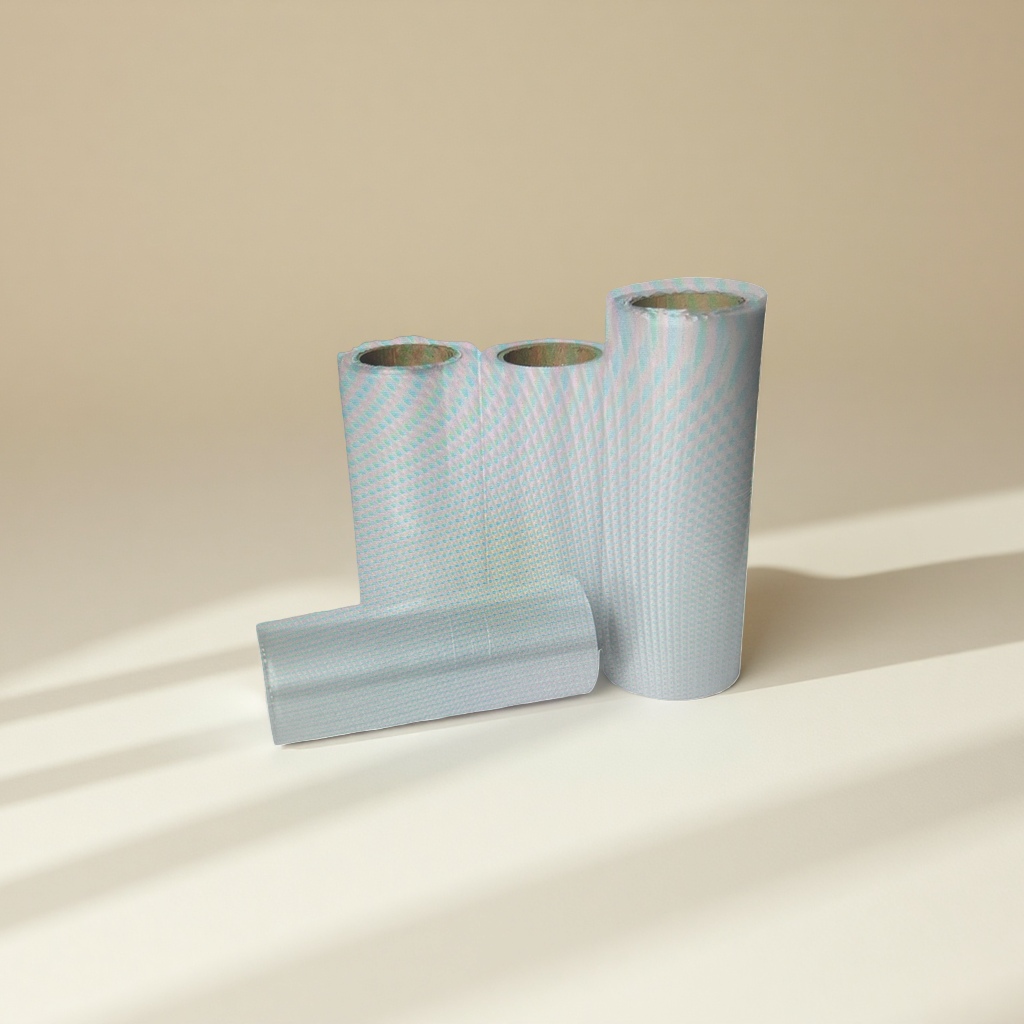Transparent plastic film rolls are moisture-proof, breathable and can be cut as packaging materials