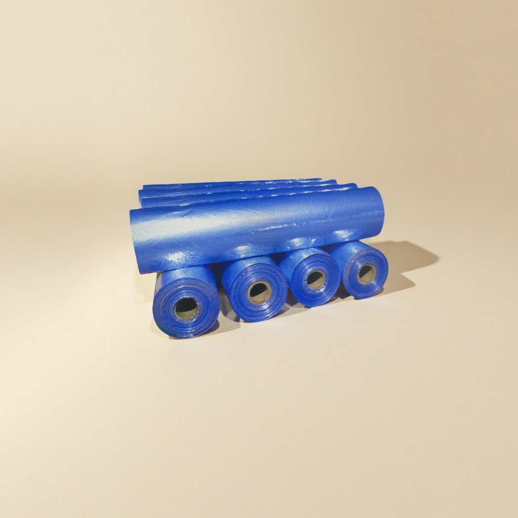 15-meter transparent moisture-proof packaging industrial material for blue plastic film rolls details Picture
