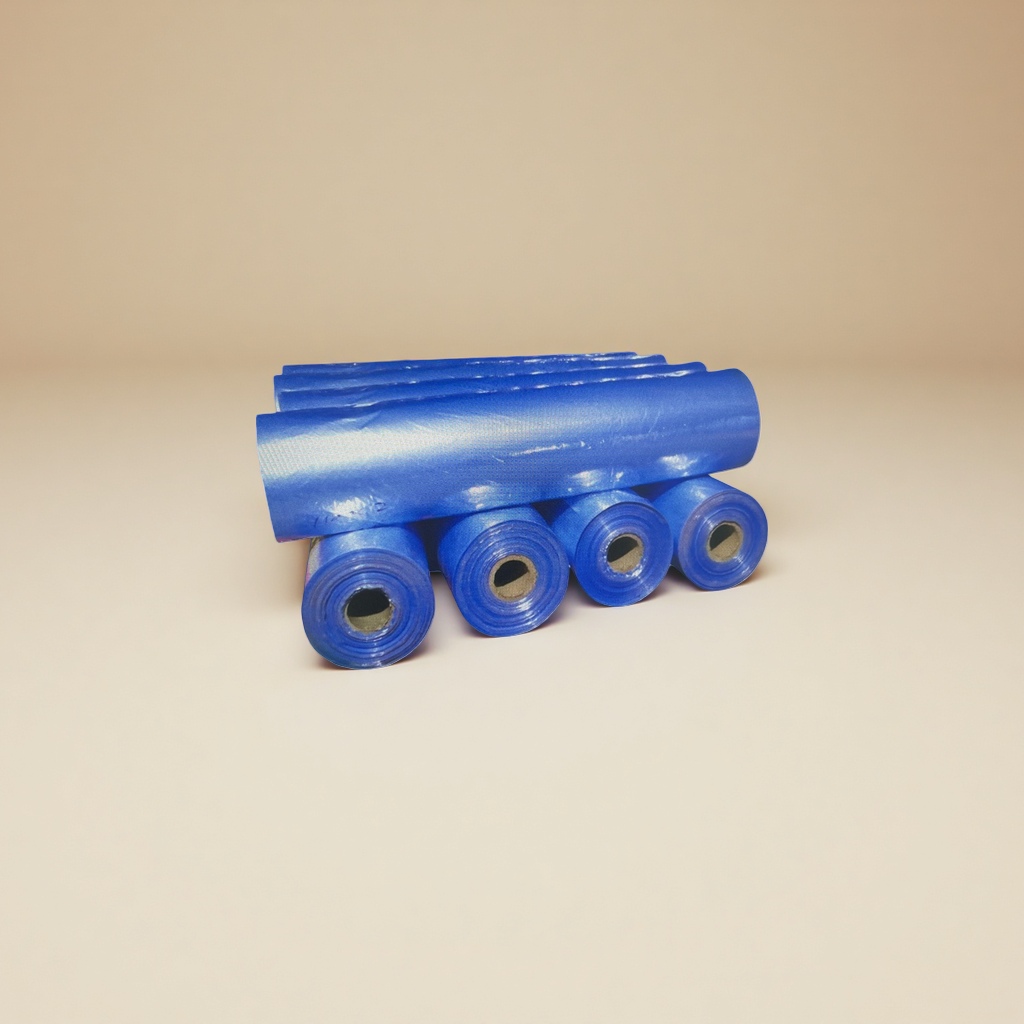 15-meter transparent moisture-proof packaging industrial material for blue plastic film rolls