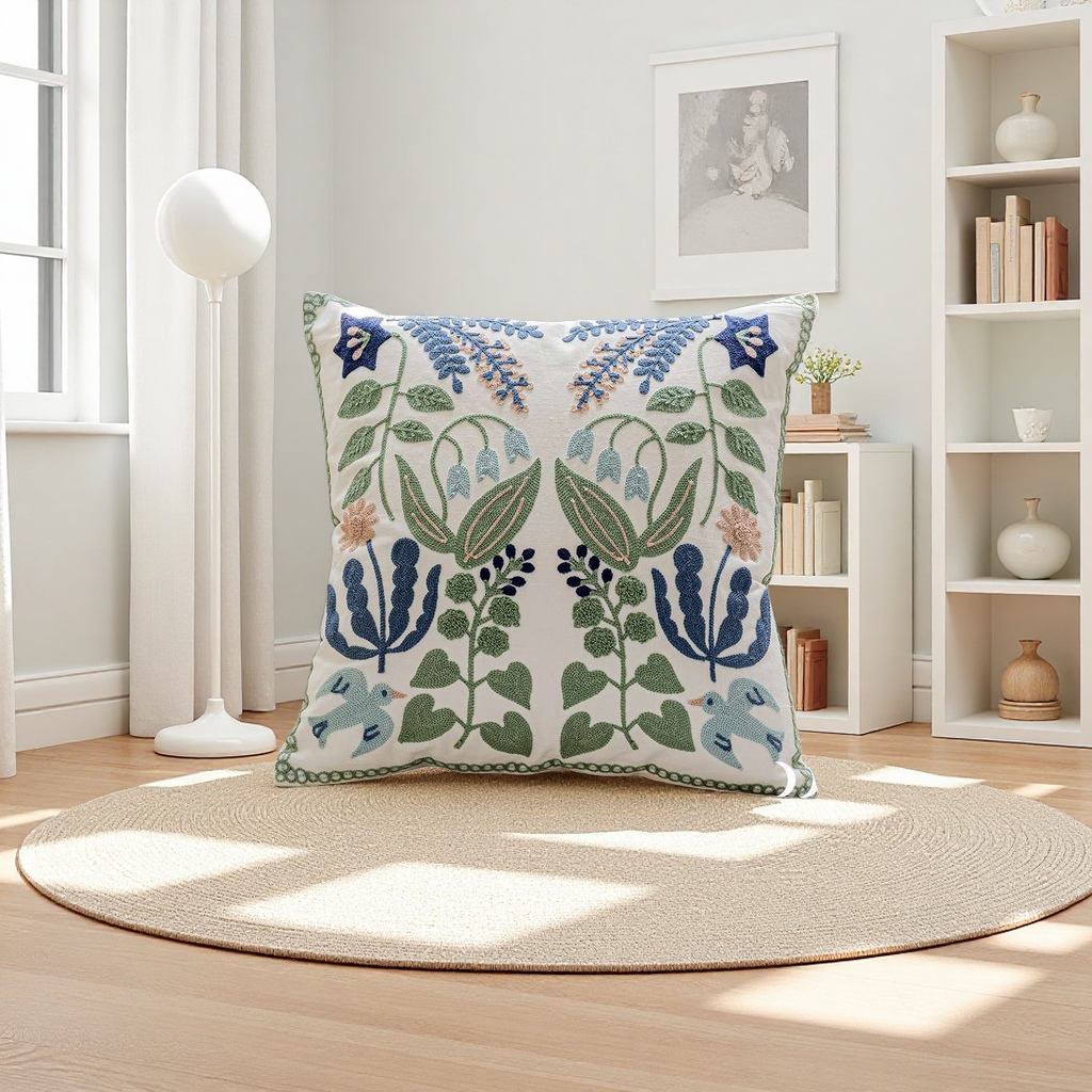 2026 New fresh Custom home fabric cushion and throw pillow, comfortable, soft, breathable and warm 10010
