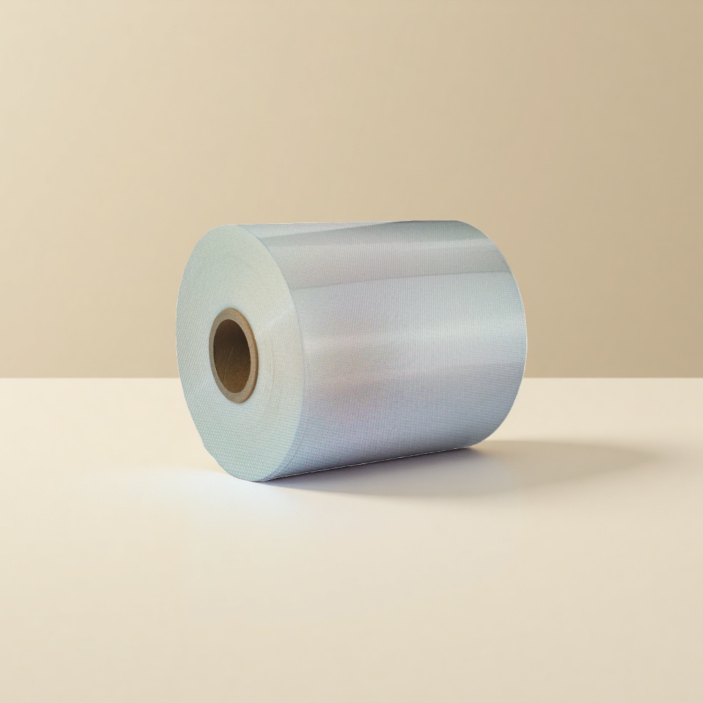White roll-shaped plastic film, food-grade packaging material, for household and industrial use details Picture