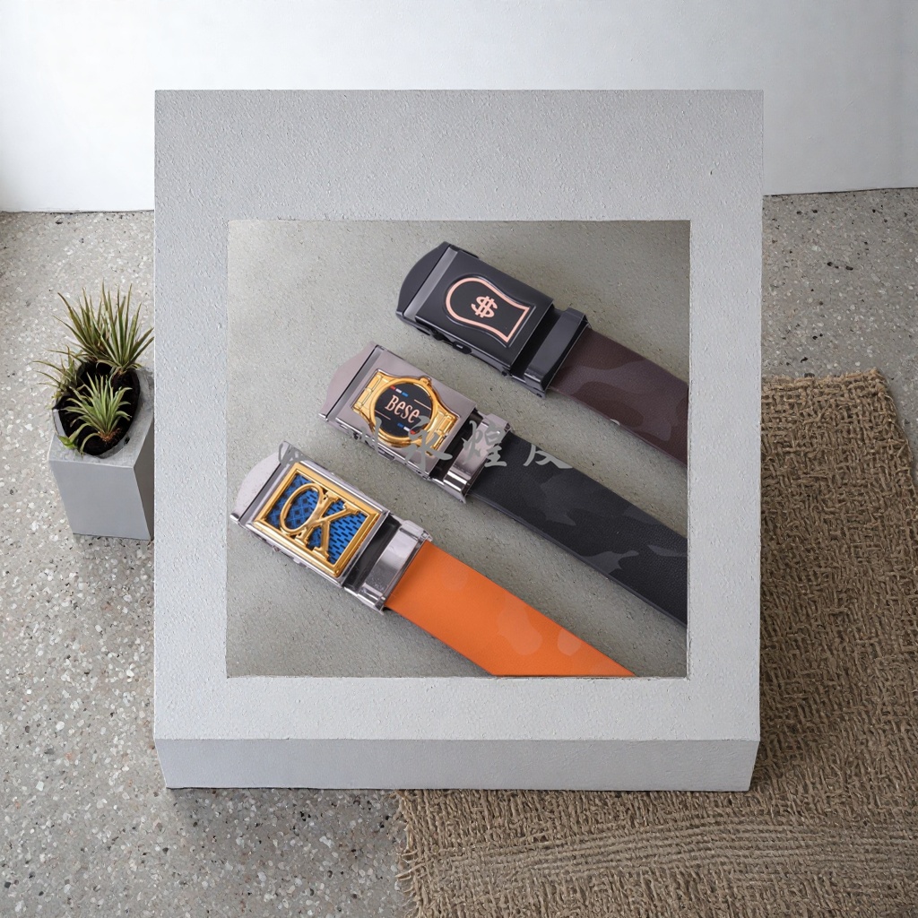 Men's casual belt 100cm fashionable and simple business belt 104922198 Specification image
