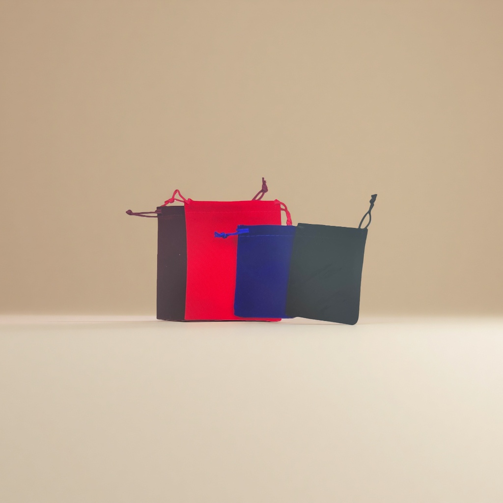 The drawstring cloth bag is a large-capacity reusable eco-friendly shopping bag