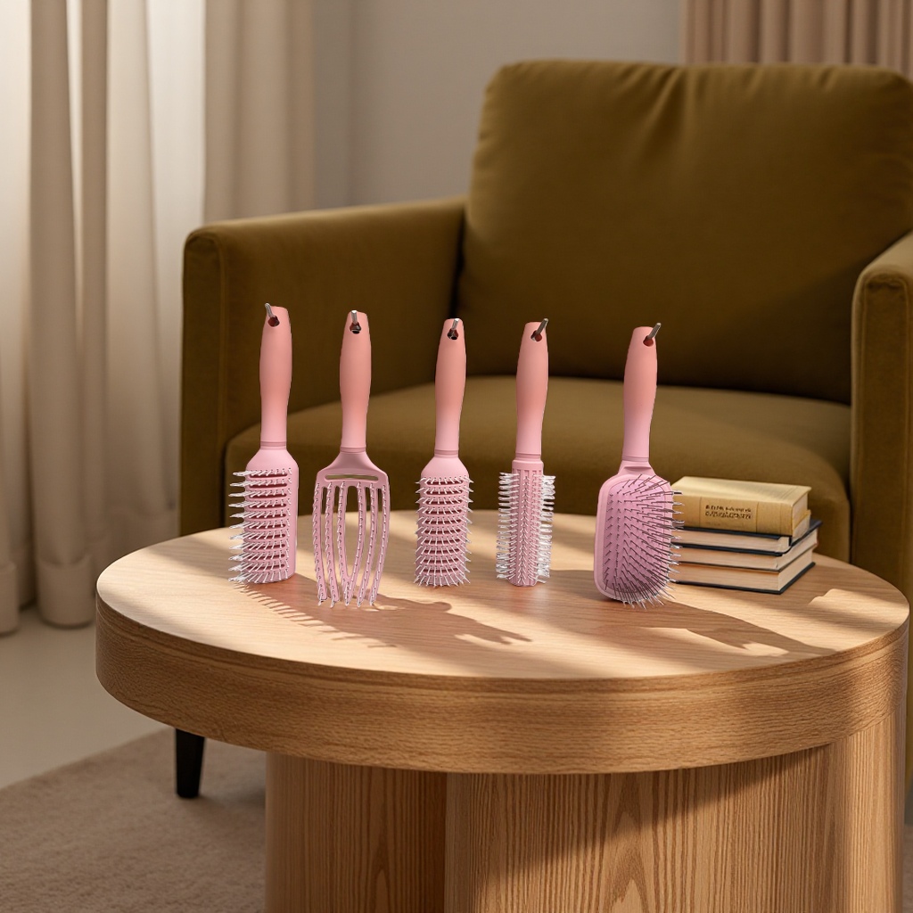 粉色+梳子细节图