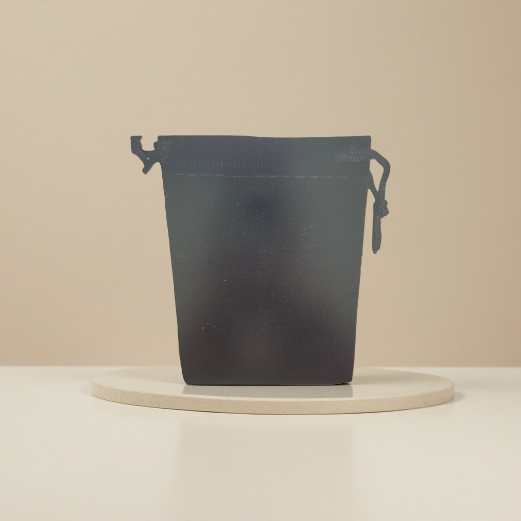 Black cloth bag, large-capacity reusable eco-friendly shopping bag