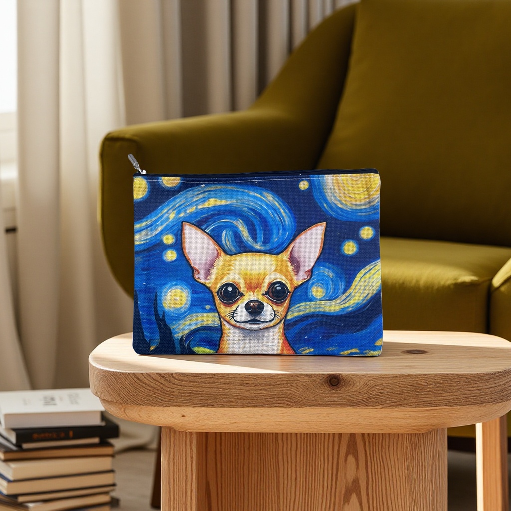 Art style Chihuahua dog plush toy cute pet doll soft puppy dog plush Application Scenario