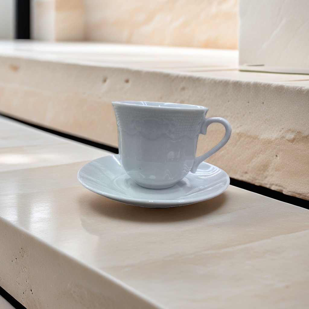 白色陶瓷茶杯简约时尚家用茶杯高品质饮茶器具