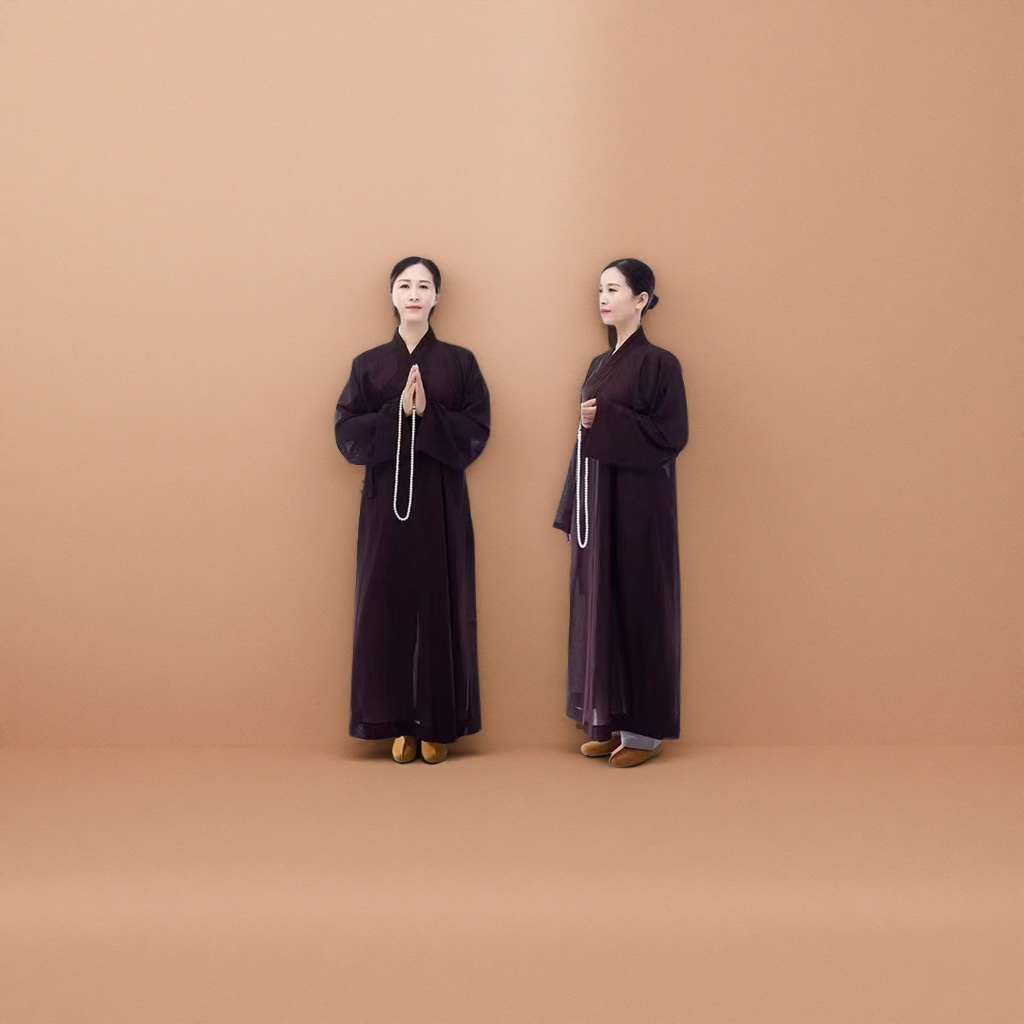 The short cotton and linen jackets of the spring and autumn monks are breathable throughout the four seasons. The monk's robes and suits for both men and women are long and dusty. The jackets and suits of the bhikkhunis and Arhats