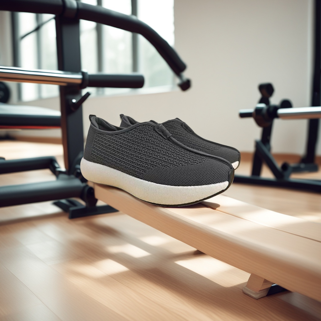 New monk shoes: thick-soled sports monk shoes for spring and autumn, men's monk shoes for summer, thin, soft-soled, springback and shock-absorbing, grey Application Scenario